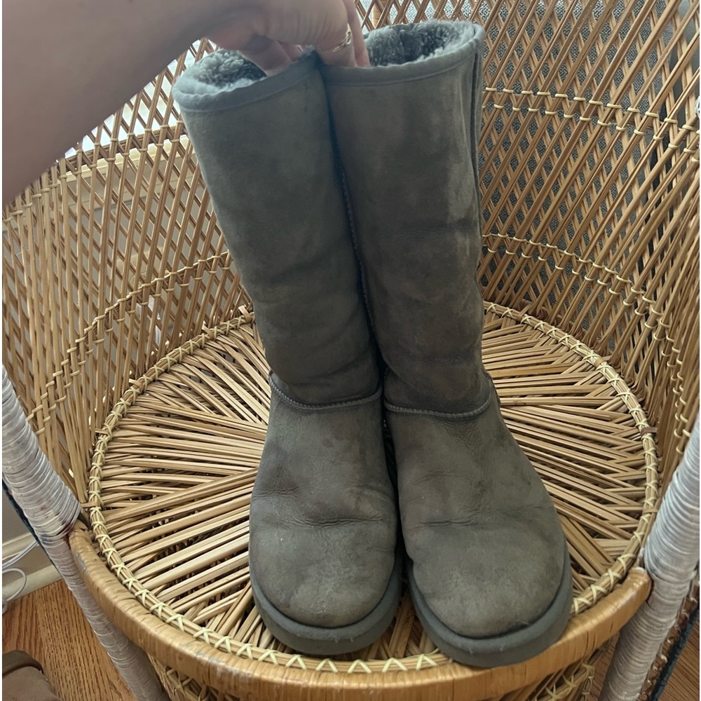 Tall Gray UGGS